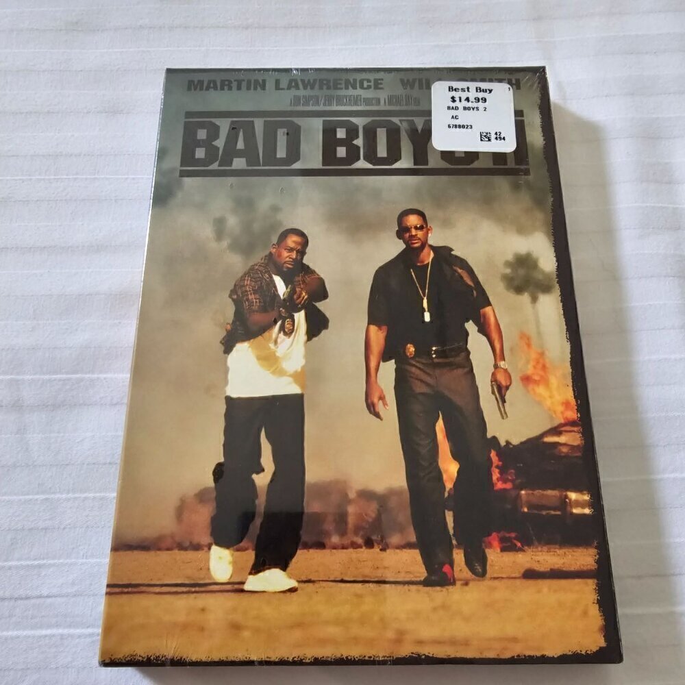 New Bad Boys 2 DVD Movie Martin Lawrence & Will Smith Action Comedy 1995